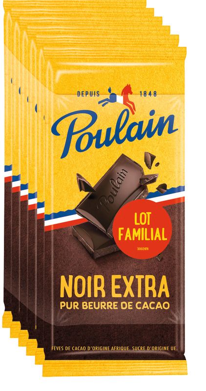 Tablettes De Chocolat Noir Extra Poulain