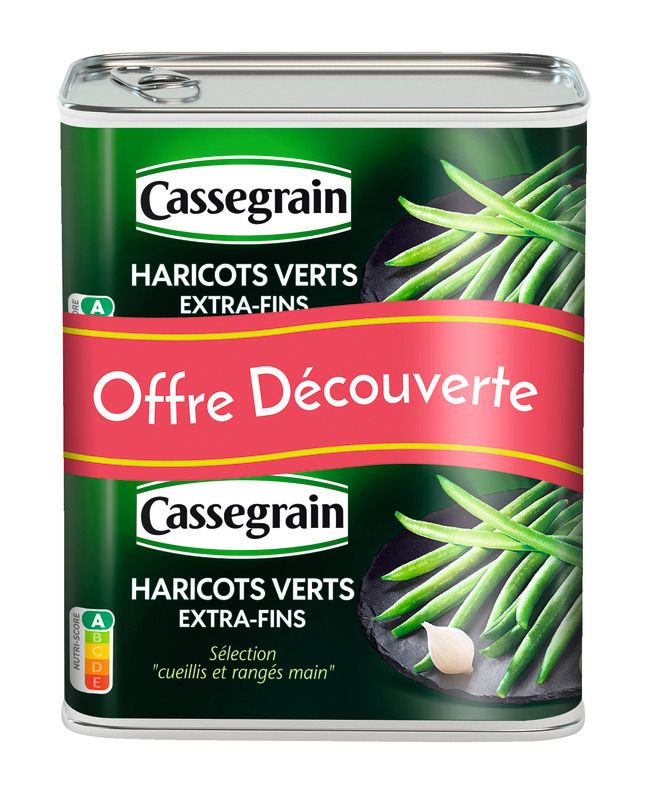 Haricots Verts Extra-Fins Cueillis Et Rangés Main Cassegrain